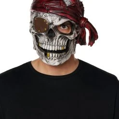 Spirit Halloween Pirate Skeleton Full Mask