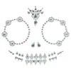 Spirit Halloween Skeleton Jewel Face Decals -HALLOWEEN COSTUMES Sales Store 01527621 a