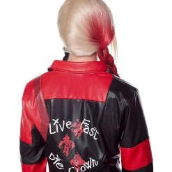 Spirit Halloween Adult Harley Quinn Moto Jacket – The Suicide Squad -HALLOWEEN COSTUMES Sales Store 01528397 b