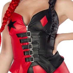 Spirit Halloween Adult Harley Quinn Corset - The Suicide Squad 5 Spirit Halloween Adult Harley Quinn Corset - The Suicide Squad -HALLOWEEN COSTUMES Sales Store 01528678 c