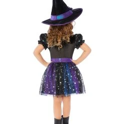 Spirit Halloween Toddler Enchanted Light-Up Witch Costume -HALLOWEEN COSTUMES Sales Store 01529072 b