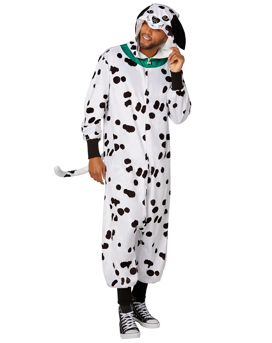 Spirit Halloween Adult Dalmatian Union Suit 3 Spirit Halloween Adult Dalmatian Union Suit