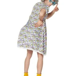 Spirit Halloween Adult Grandma Flower Dress Costume -HALLOWEEN COSTUMES Sales Store 01529502 b