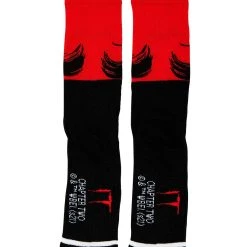 Spirit Halloween Pennywise Time to Float Crew Socks - It Chapter Two -HALLOWEEN COSTUMES Sales Store 01529809 b
