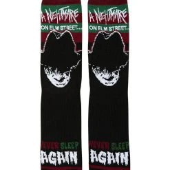Spirit Halloween Freddy Krueger Crew Socks - A Nightmare On Elm Street