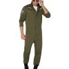 Spirit Halloween Adult Flight Suit Costume -HALLOWEEN COSTUMES Sales Store 01530682 a