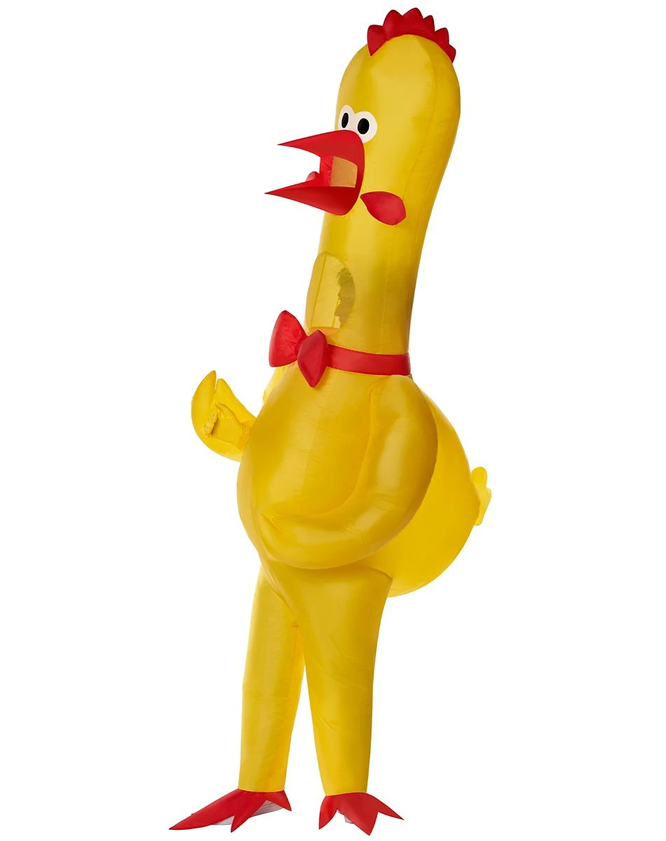 Spirit Halloween Adult Rubber Chicken Inflatable Costume 3 Spirit Halloween Adult Rubber Chicken Inflatable Costume