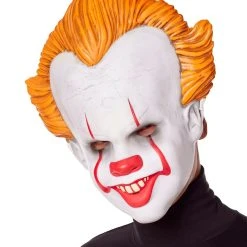 Spirit Halloween Pennywise Half Mask - It: Chapter Two -HALLOWEEN COSTUMES Sales Store 01531870 c