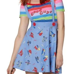 Spirit Halloween Adult Chucky Good Guys Skirt Costume -HALLOWEEN COSTUMES Sales Store 01532498 d