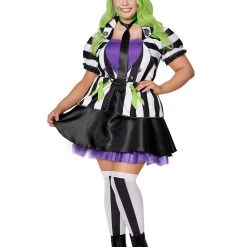 Spirit Halloween Adult Beetlejuice Plus Size Dress Costume