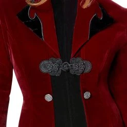 Spirit Halloween Adult Burgundy Vampire Jacket 7 Spirit Halloween Adult Burgundy Vampire Jacket -HALLOWEEN COSTUMES Sales Store 01533140 c
