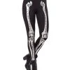 Spirit Halloween Adult Skeleton Leggings -HALLOWEEN COSTUMES Sales Store 01533850 a