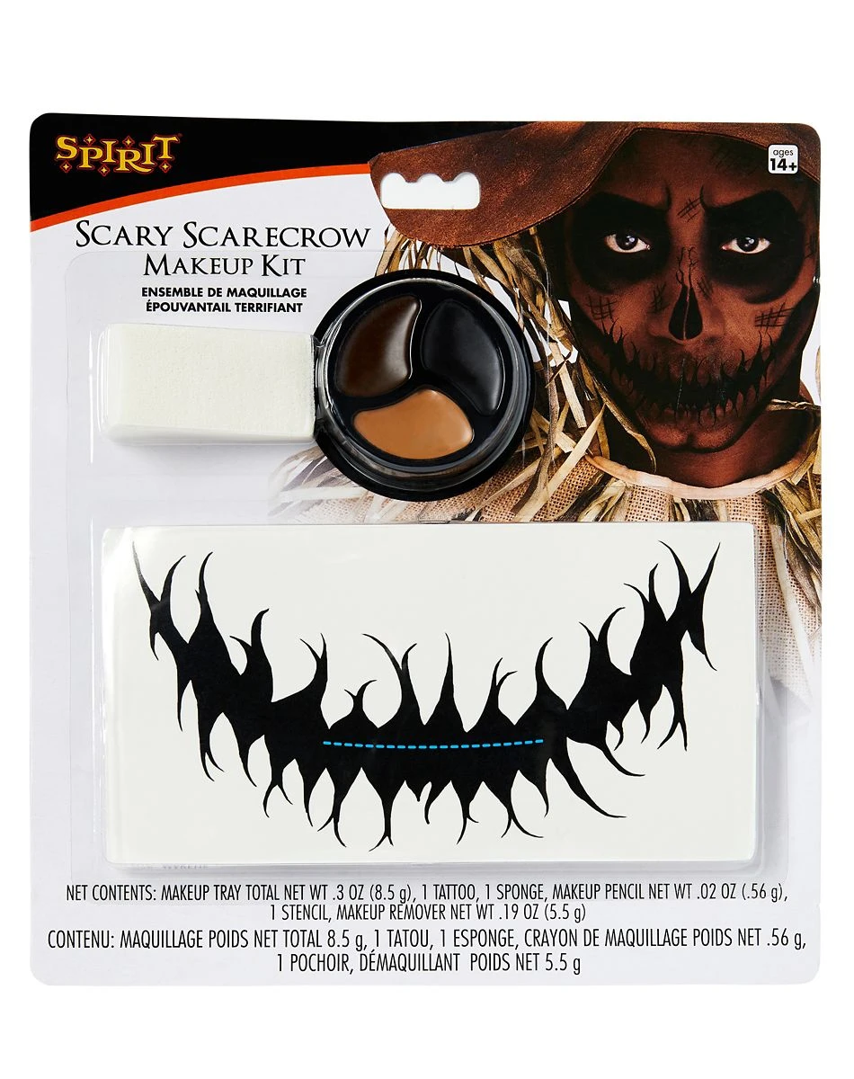 Spirit Halloween Scary Scarecrow Makeup Kit 4 Spirit Halloween Scary Scarecrow Makeup Kit - Image 2