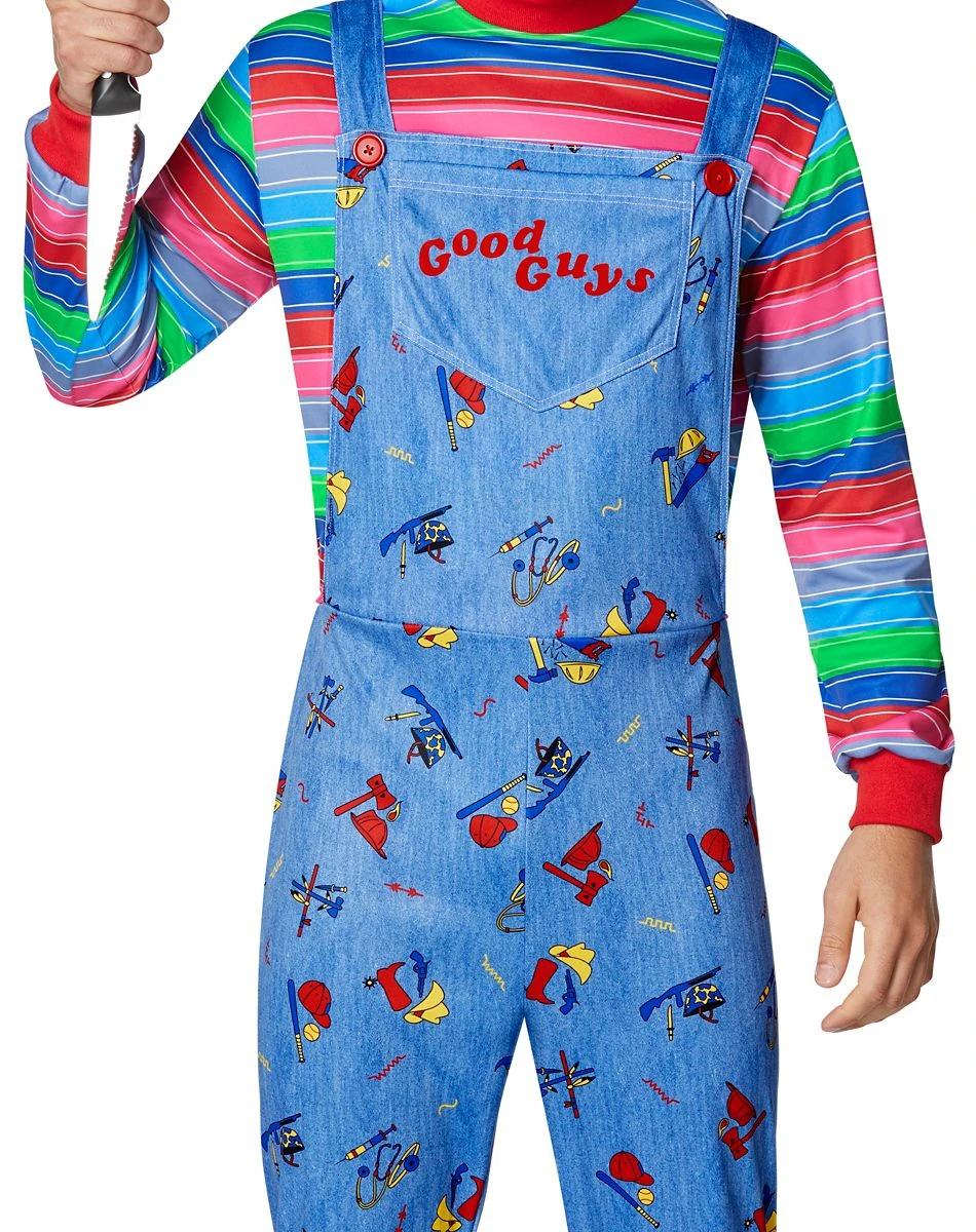 Spirit Halloween Adult Chucky Plus Size Costume - Seed of Chucky 5 Spirit Halloween Adult Chucky Plus Size Costume - Seed of Chucky - Image 3