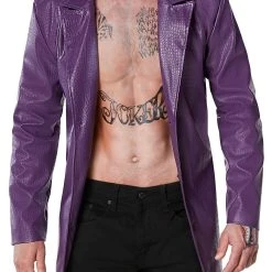 Spirit Halloween Adult Joker Jacket - Suicide Squad -HALLOWEEN COSTUMES Sales Store 01536283 c