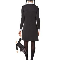 Spirit Halloween Adult Wednesday Addams Costume - The Addams Family 6 Spirit Halloween Adult Wednesday Addams Costume - The Addams Family -HALLOWEEN COSTUMES Sales Store 01537083 b