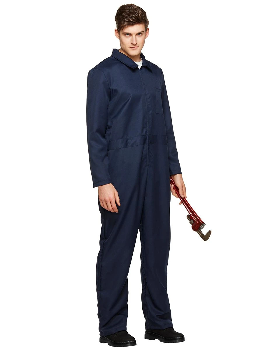 Spirit Halloween Adult Blue Plus Size Jumpsuit 3 Spirit Halloween Adult Blue Plus Size Jumpsuit