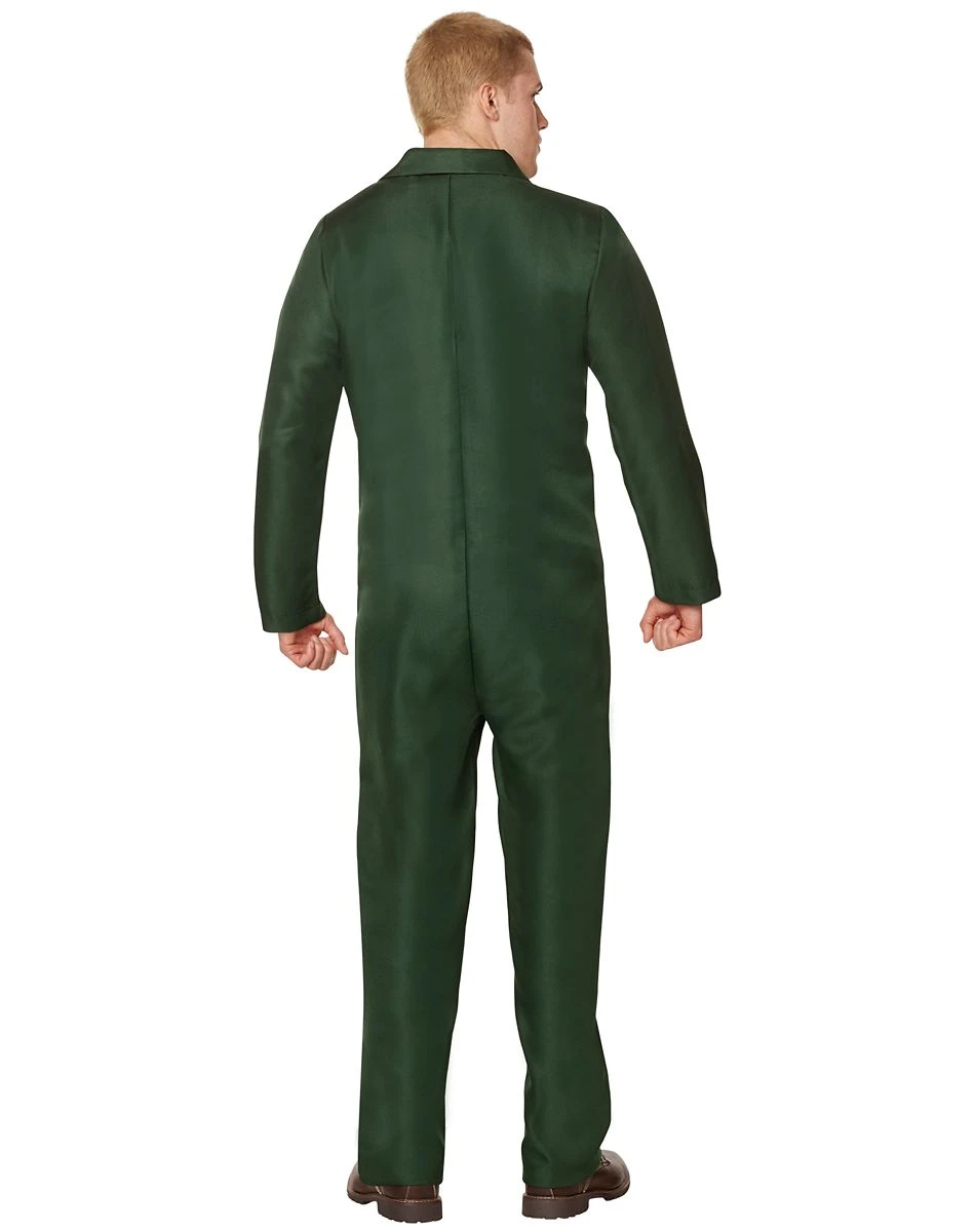 Spirit Halloween Adult Green Plus Size Jumpsuit 4 Spirit Halloween Adult Green Plus Size Jumpsuit - Image 2