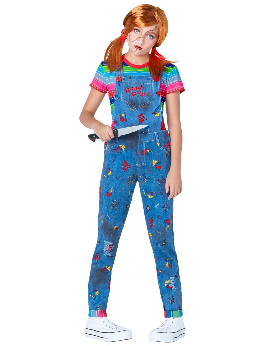 Spirit Halloween Kids Chucky Overalls Costume - The Signature Collection 3 Spirit Halloween Kids Chucky Overalls Costume - The Signature Collection