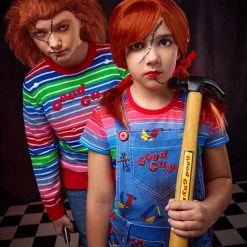 Spirit Halloween Kids Chucky Overalls Costume - The Signature Collection 5 Spirit Halloween Kids Chucky Overalls Costume - The Signature Collection -HALLOWEEN COSTUMES Sales Store 01538800 c