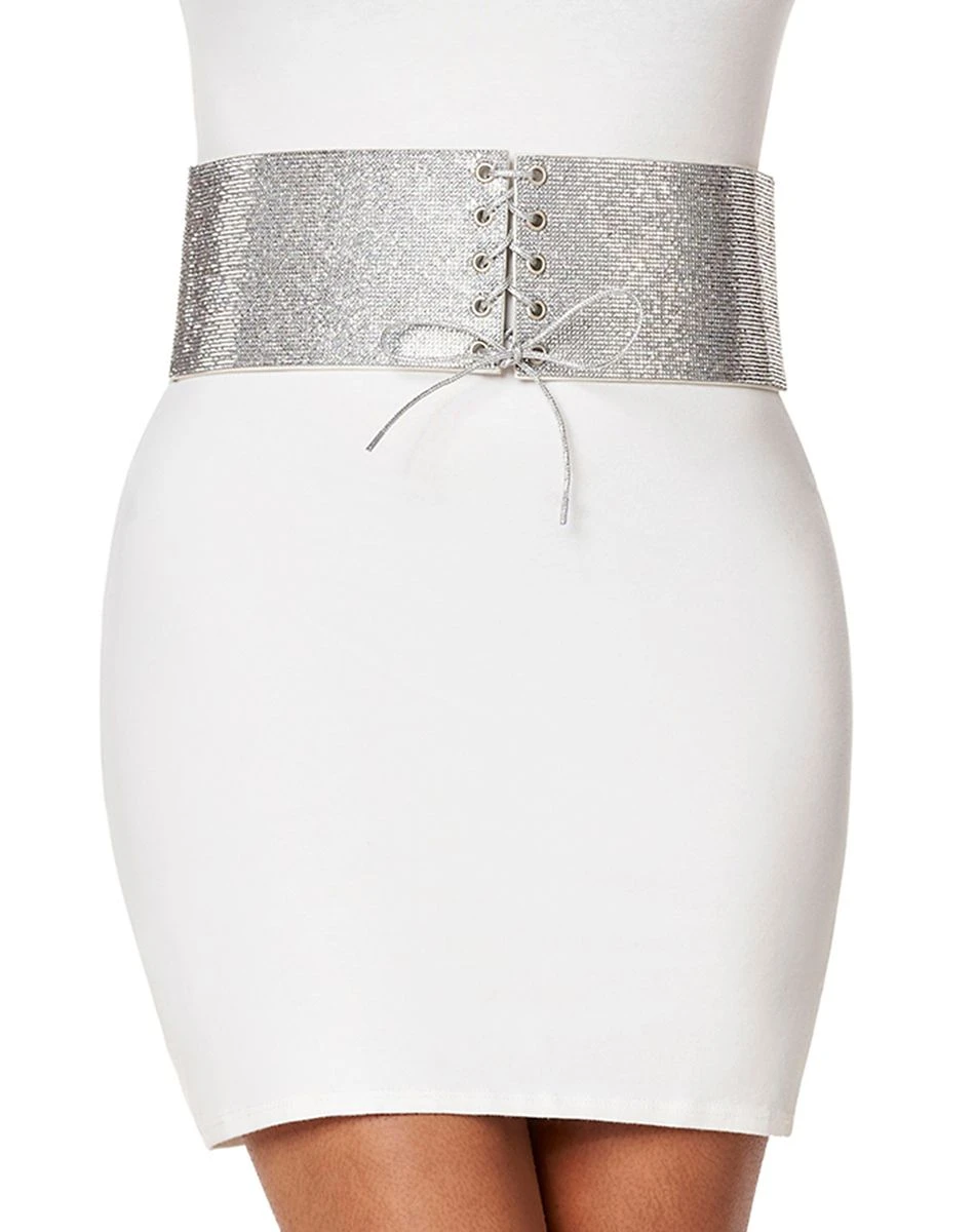 Spirit Halloween Silver Rhinestone Waist Cincher 3 Spirit Halloween Silver Rhinestone Waist Cincher