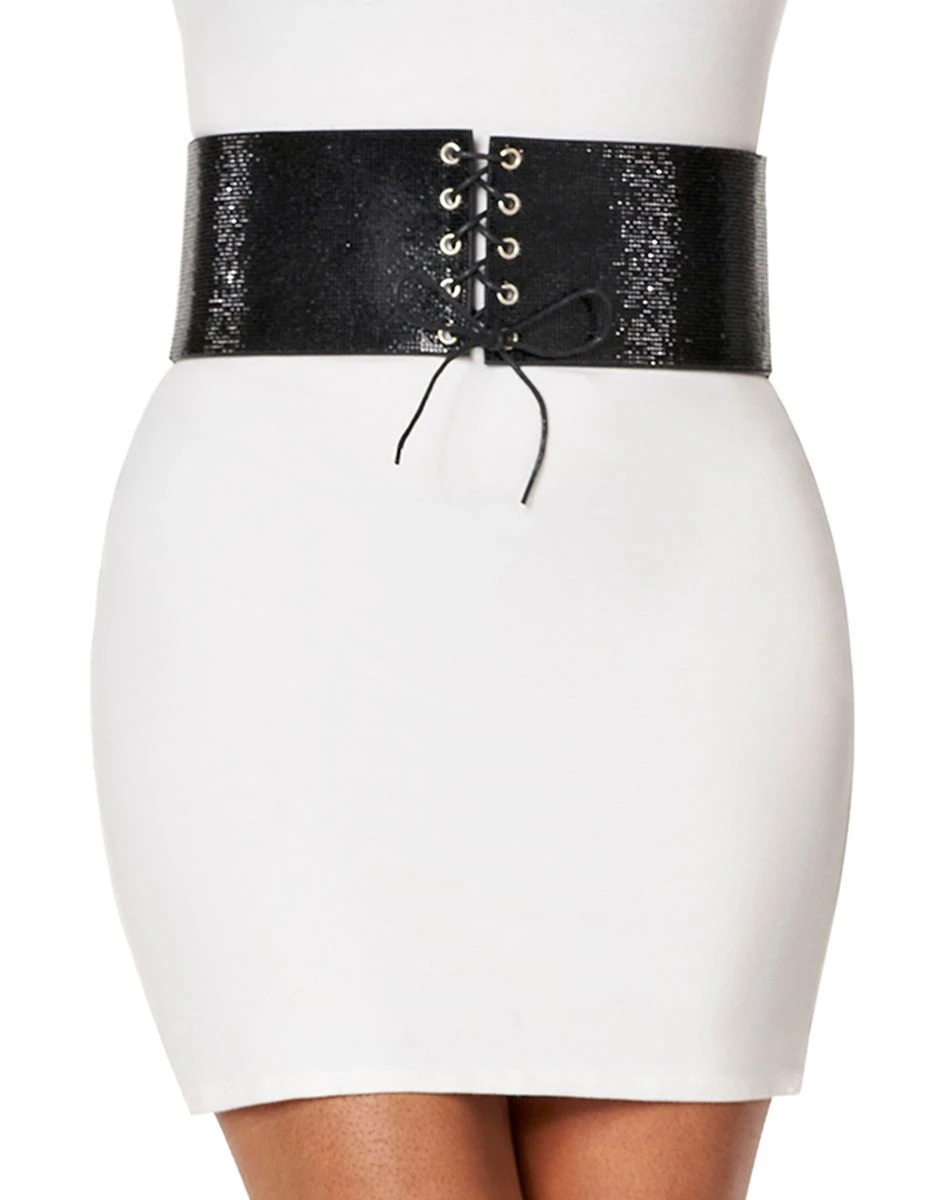 Spirit Halloween Black Rhinestone Waist Cincher 3 Spirit Halloween Black Rhinestone Waist Cincher