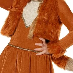 Spirit Halloween Kids Luxurious Fox Costume – The Signature Collection -HALLOWEEN COSTUMES Sales Store 01539949 c