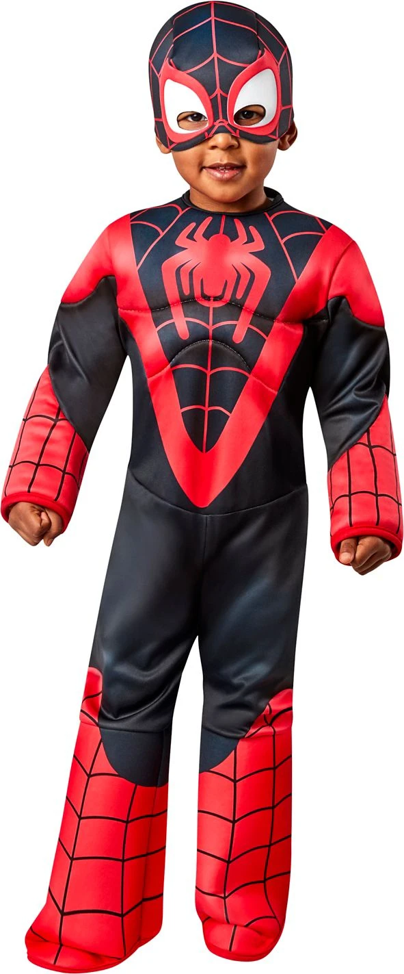 Spirit Halloween Toddler Miles Morales Costume - Spidey and His Amazing Friends 3 Spirit Halloween Toddler Miles Morales Costume - Spidey and His Amazing Friends