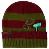 Spirit Halloween Freddy Beanie - A Nightmare on Elm Street -HALLOWEEN COSTUMES Sales Store 01540665 a