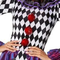 Spirit Halloween Adult Carnival Clown Costume -HALLOWEEN COSTUMES Sales Store 01541358 c