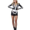 Spirit Halloween Adult Skeleton Romper -HALLOWEEN COSTUMES Sales Store 01541432 a