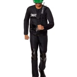 Spirit Halloween Kids SWAT Costume - Deluxe