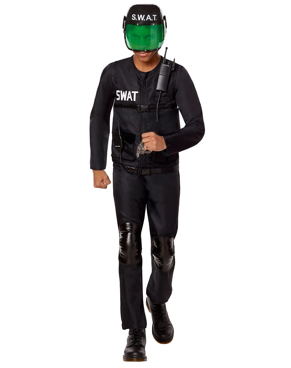 Spirit Halloween Kids SWAT Costume - Deluxe 3 Spirit Halloween Kids SWAT Costume - Deluxe