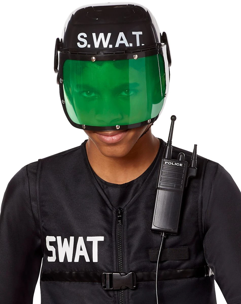 Spirit Halloween Kids SWAT Costume - Deluxe 5 Spirit Halloween Kids SWAT Costume - Deluxe - Image 3