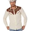 Spirit Halloween Adult Western Cowboy Shirt 1 Spirit Halloween Adult Western Cowboy Shirt -HALLOWEEN COSTUMES Sales Store 01543073 a