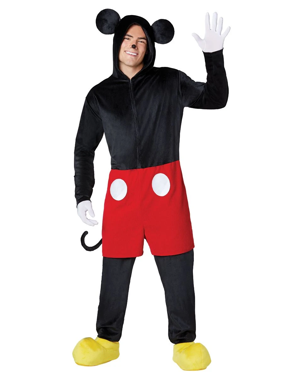 Spirit Halloween Adult Mickey Mouse Union Suit - Mickey and Friends 3 Spirit Halloween Adult Mickey Mouse Union Suit - Mickey and Friends