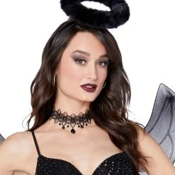 Spirit Halloween Adult Fallen Angel Plus Size Costume Kit -HALLOWEEN COSTUMES Sales Store 01544923 c