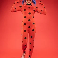 Spirit Halloween Adult Miraculous Ladybug Catsuit Costume