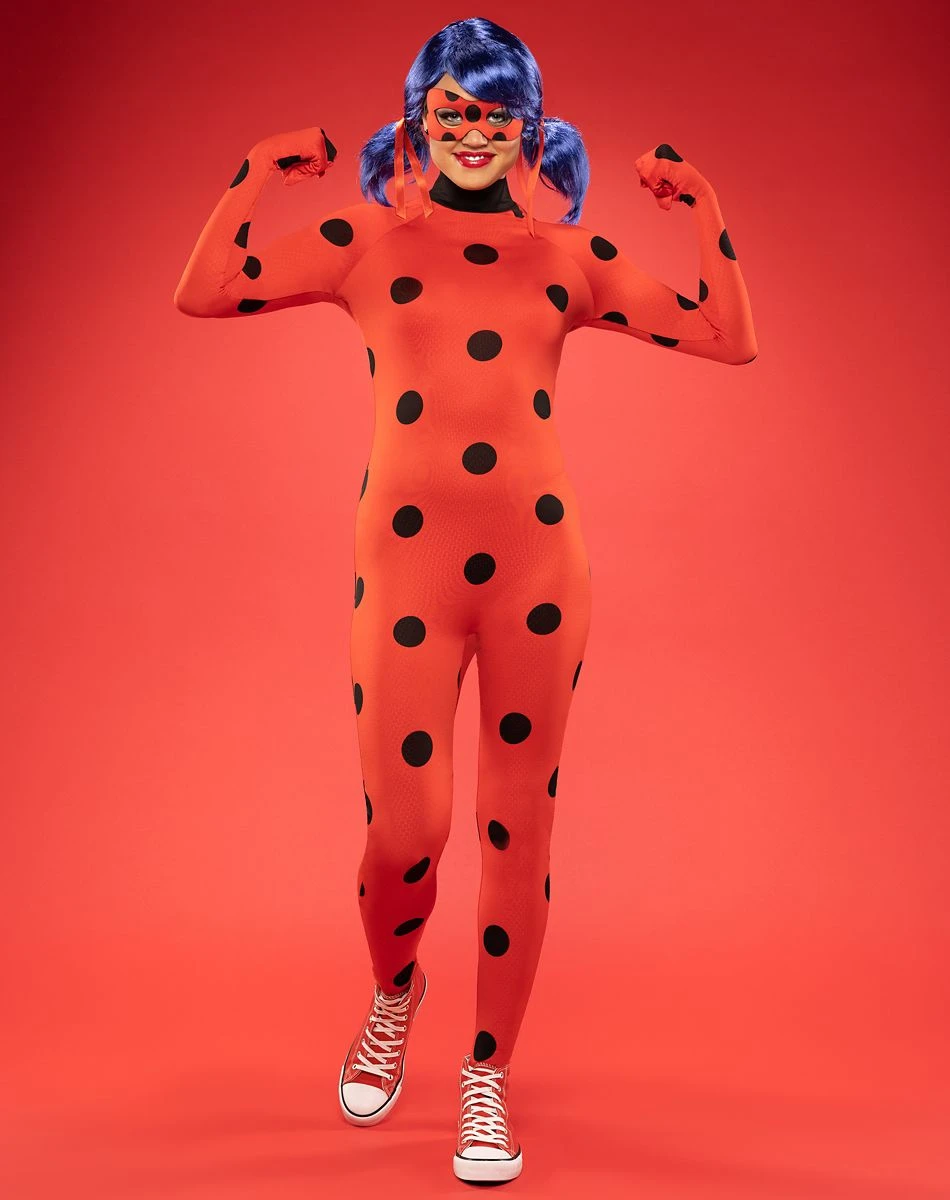 Spirit Halloween Adult Miraculous Ladybug Catsuit Costume 3 Spirit Halloween Adult Miraculous Ladybug Catsuit Costume