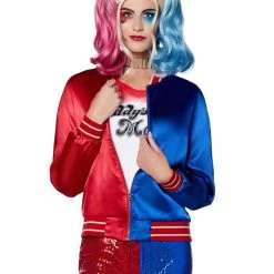 Spirit Halloween Adult Harley Quinn Jacket - Suicide Squad 7 Spirit Halloween Adult Harley Quinn Jacket - Suicide Squad -HALLOWEEN COSTUMES Sales Store 01545912 c
