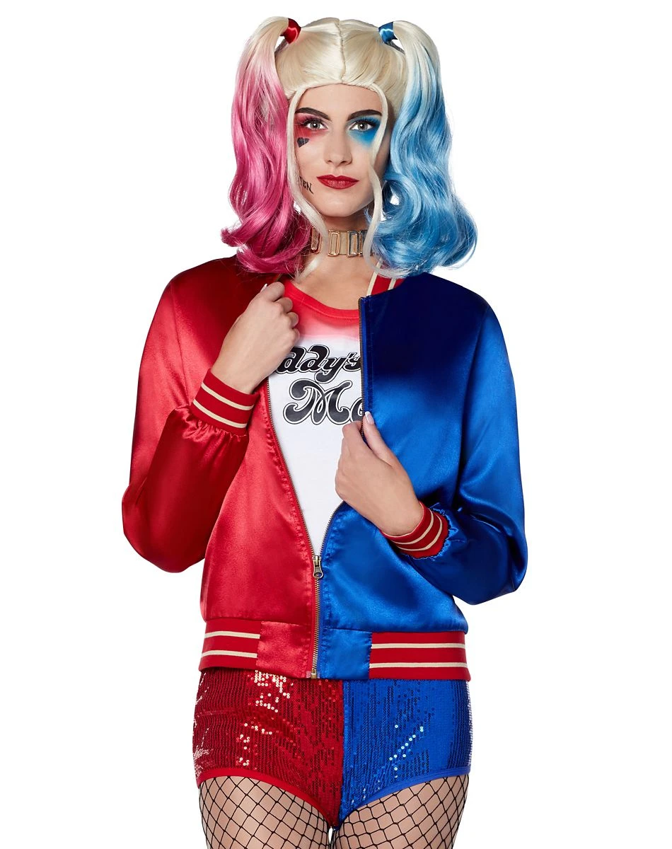 Spirit Halloween Adult Harley Quinn Jacket - Suicide Squad 5 Spirit Halloween Adult Harley Quinn Jacket - Suicide Squad - Image 3