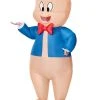 Spirit Halloween Adult Porky Pig Inflatable Costume - Looney Tunes -HALLOWEEN COSTUMES Sales Store 01547900 a