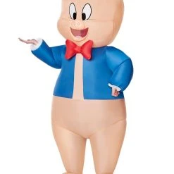Spirit Halloween Adult Porky Pig Inflatable Costume - Looney Tunes