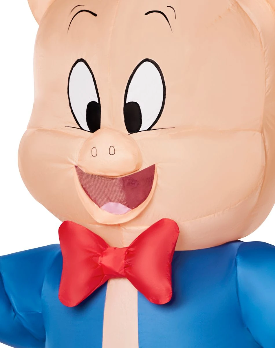 Spirit Halloween Adult Porky Pig Inflatable Costume - Looney Tunes 5 Spirit Halloween Adult Porky Pig Inflatable Costume - Looney Tunes - Image 3