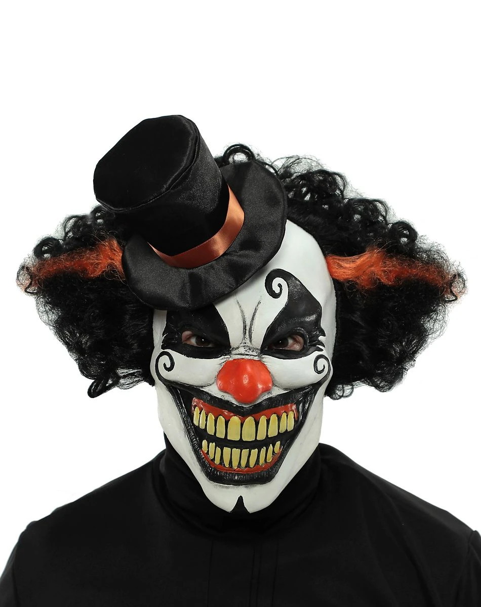 Spirit Halloween Top Hat Clown Full Mask 3 Spirit Halloween Top Hat Clown Full Mask