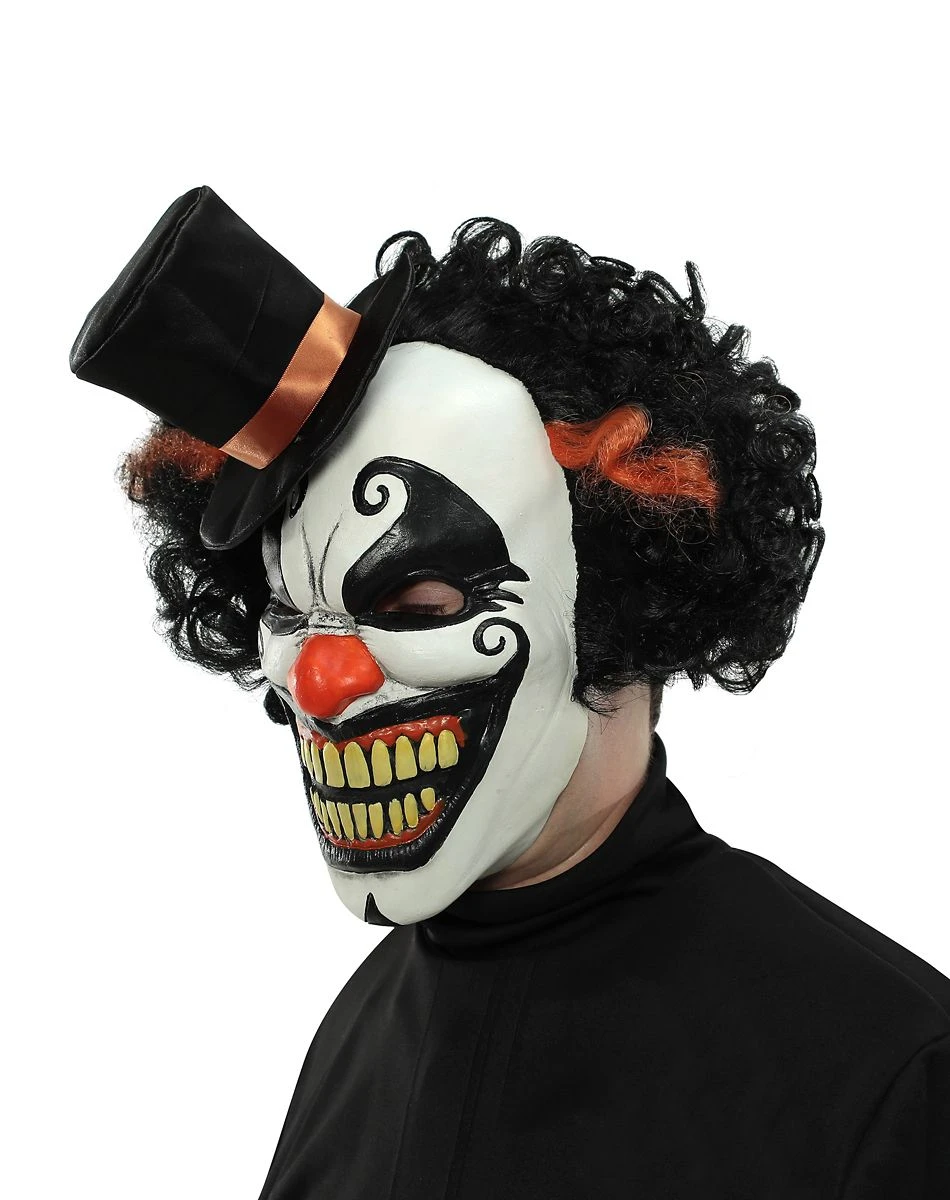 Spirit Halloween Top Hat Clown Full Mask 4 Spirit Halloween Top Hat Clown Full Mask - Image 2