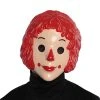 Spirit Halloween Vintage Rag Doll Half Mask -HALLOWEEN COSTUMES Sales Store 01548734 a
