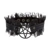 Spirit Halloween Pentagram Ruffle Choker Necklace -HALLOWEEN COSTUMES Sales Store 01548783 a