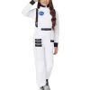 Spirit Halloween Kids White NASA Jumpsuit Costume