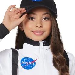Spirit Halloween Kids White NASA Jumpsuit Costume -HALLOWEEN COSTUMES Sales Store 01548957 c
